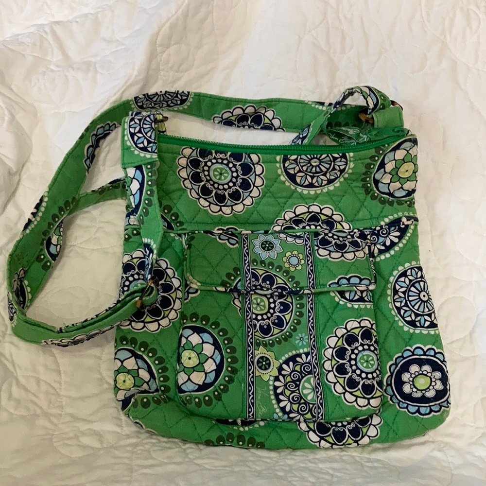 Vera Bradley Cotton Cupcakes Crossbody